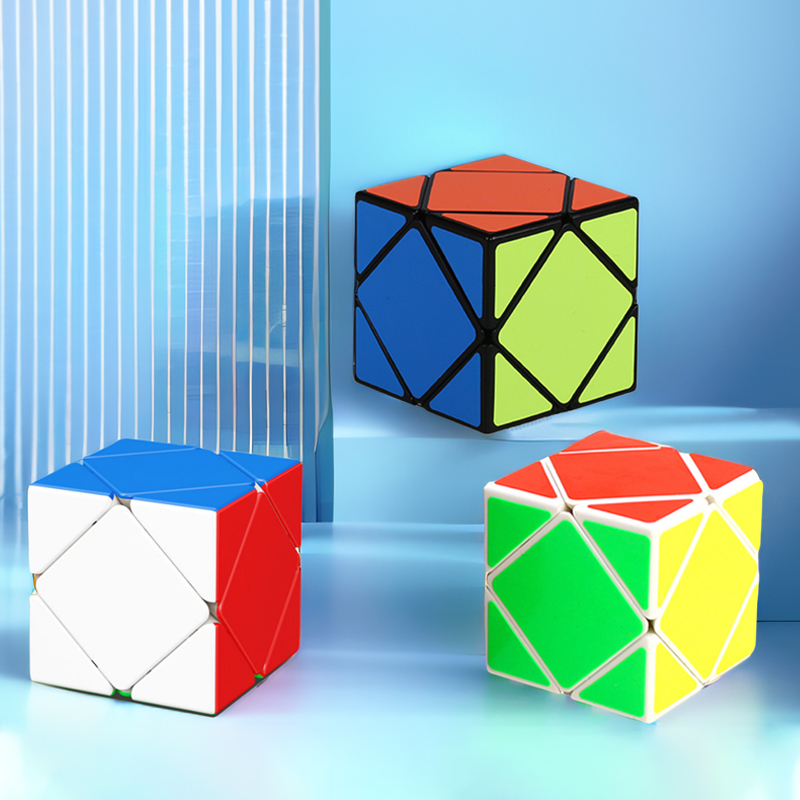 Puzzle Blank White - SENGSO Skewb Speed ​​Cube Stickerless Skewb