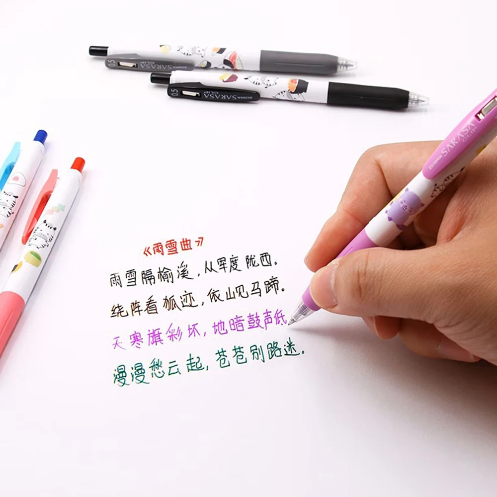 5pcs ญี่ปุ่น ZEBRA ปากกาเจลสีช - Zebra Pen Mildliner บทวิจารณ์และราคา