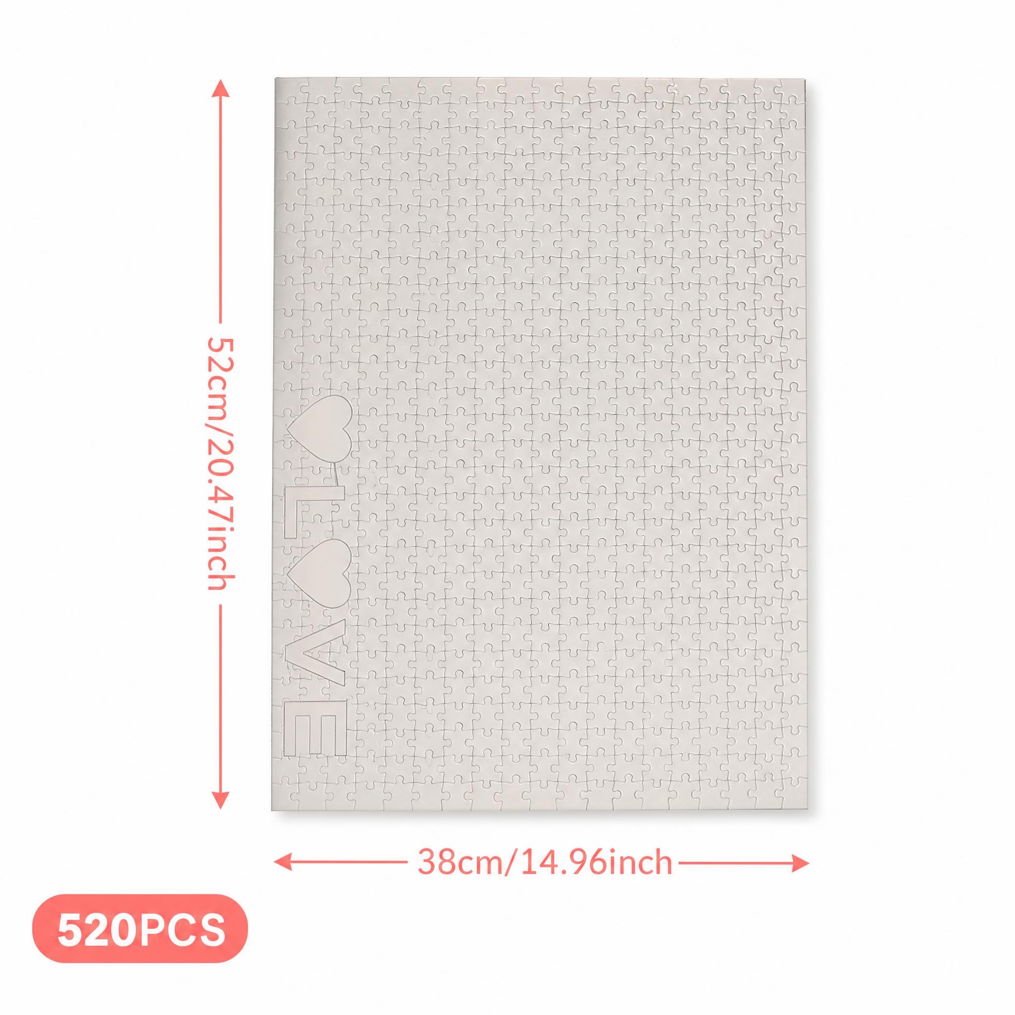 จิ๊กซอว์สีขาวล้วน 520 ชิ้น - จ - Puzzle Blank White บทวิจารณ์และราคา