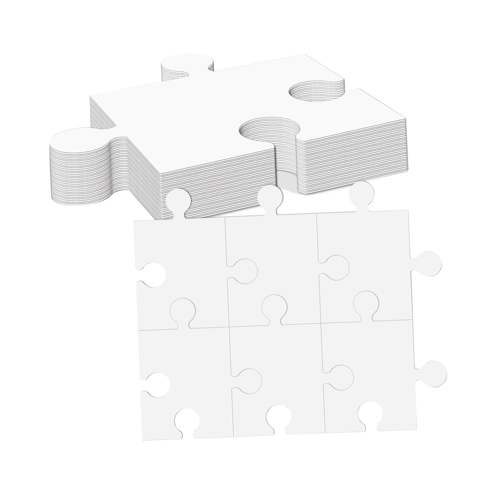 จิ๊กซอว์กระดาษแข็งสีขาวเปล่า ข - Puzzle Blank White บทวิจารณ์และราคา