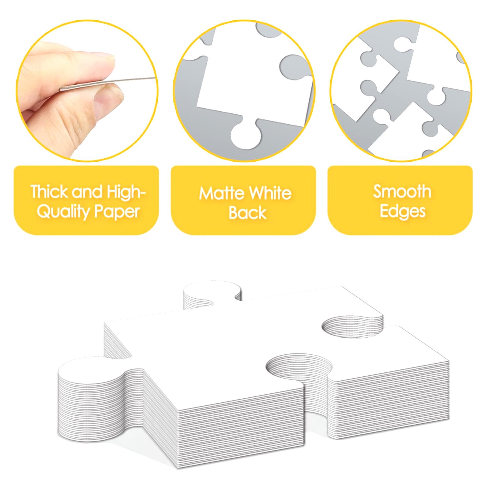 จิ๊กซอว์กระดาษแข็งสีขาวเปล่า ข - Puzzle Blank White บทวิจารณ์และราคา