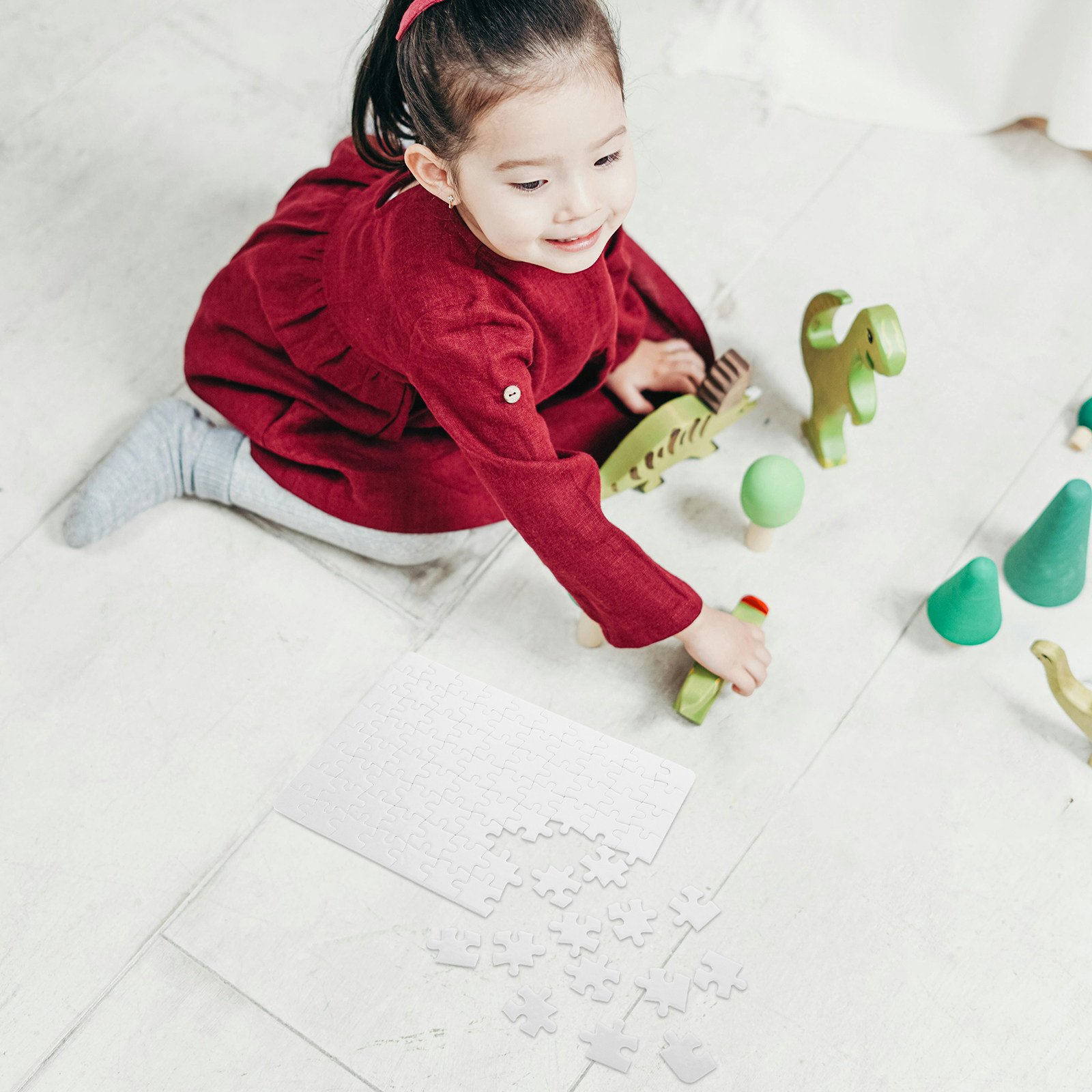 ชุดกระดานจิ๊กซอว์สีขาว – ประกอ - Puzzle Blank White บทวิจารณ์และราคา