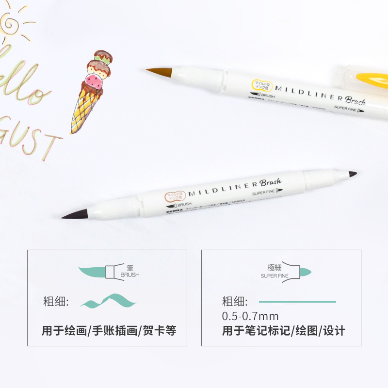 ปากกาไฮไลท์หัวคู่สีม้าลายปากกา - Zebra Pen Sarasa บทวิจารณ์และราคา