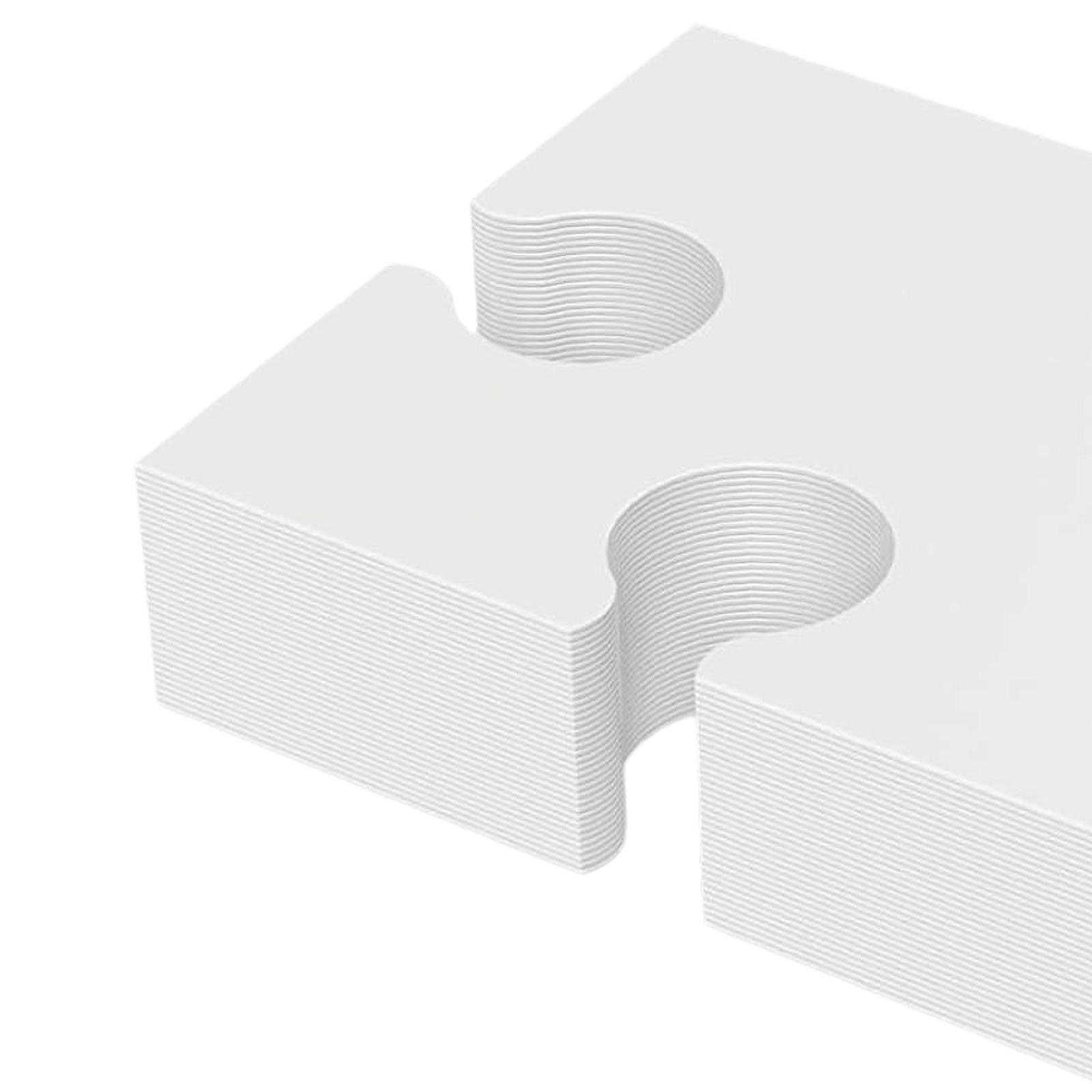 30 ชิ้น ชิ้นส่วนจิ๊กซอว์สำหรับ - Puzzle Blank White บทวิจารณ์และราคา