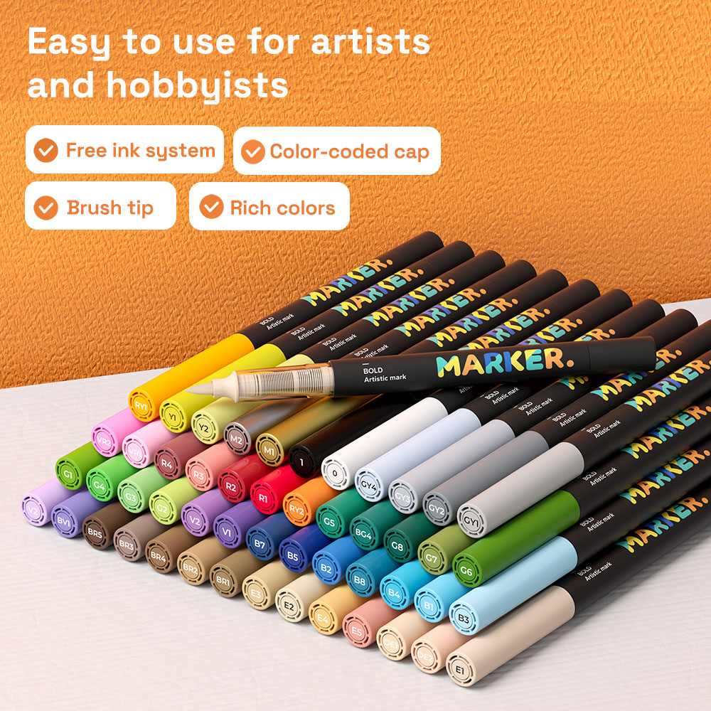 ชุดปากกาสีอะคริลิค - ปากกาหัวพ - Copic Marker Classic บทวิจารณ์และราคา