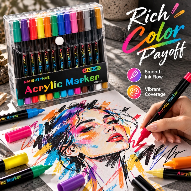 ปากกาเมจิกสีอะคริลิกสองสี 24/4 - Copic Marker Classic บทวิจารณ์และราคา